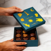 Boîte-cadeau de chocolat et emballage de biscuits écologiques haut de gamme personnalisés