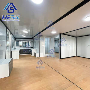 Wadah rumah dapat diperluas mewah, rumah dua kamar tidur baja ringan prefabrikasi rumah Modular rumah dapat dilipat - Product Image 5