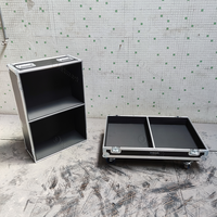 Kkmark Étui de vol personnalisé pour haut-parleurs HDL 20-A Line Array avec roues de 4 pouces