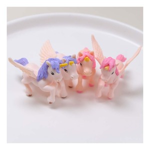 Figuras de Unicornio, Estatuas de PVC de Animales, Caballo con Alas, Decoración de Jardín de Hadas, Manualidades, Suministros para Manualidades - Product Image 5