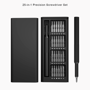 Jeu de tournevis magnétiques en plastique 25-en-1 45 #   Kit d'outils de précision multi-usages OEM en acier pour la réparation de téléphones portables et d'ordinateurs - Product Image 2