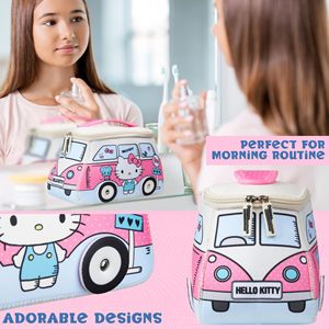 Borsa da Toilette Kawaii, Pochette per Cosmetici da Viaggio con Cerniere Rinforzate per Donne e Ragazze, Ideale per Scuola e Viaggi - Product Image 2
