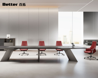 Nouvelle table basse pour espace de bureau compatible avec les canapés et bureaux de la même série, design minimaliste en bois
