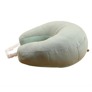 Almohada <span class=keywords><strong>de</strong></span> <span class=keywords><strong>lactancia</strong></span> para <span class=keywords><strong>amamantar</strong></span> a mamá y bebé <span class=keywords><strong>con</strong></span> correa <span class=keywords><strong>de</strong></span> cintura ajustable Funda <span class=keywords><strong>de</strong></span> algodón extraíble - Product Image 1