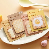 Autocollants de la série Bread Series, papier mémo créatif et esthétique, style Ins, mémo premium