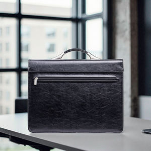 ODM mallette pour ordinateur portable sac de messager d'affaires en PU étanche pour hommes avec mallette rigide style enveloppe mallette - Product Image 3