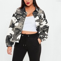 Nouveau design personnalisé, boutonné en gros, blouson aviateur à la mode pour femmes, imprimé léopard