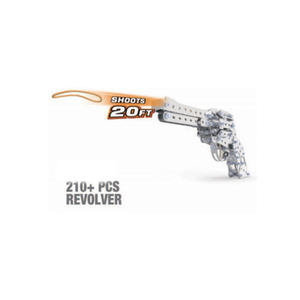 214 pièces DIY modèle pistolet jouet pistolets jouet <span class=keywords><strong>Revolver</strong></span> en métal avec 50 pièces élastiques - Product Image 2