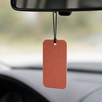 Tarjetas Personalizadas de Papel en Blanco para Ambientadores de Coche con Cordón Elástico