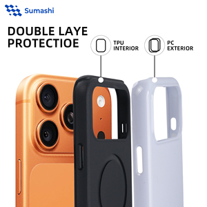 Coque de téléphone personnalisée par sublimation, revêtement PC+TPU 2-en-1 brillant, faible MOQ pour iPhone 17 Pro Max Samsung S25 - Product Image 2