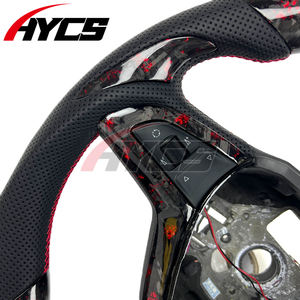 Volant sport personnalisé en fibre de carbone forgée avec LED RPM pour Skoda Octavia RS Scout <span class=keywords><strong>Kodiaq</strong></span> Fabia Superb Scala Rapid - Product Image 3