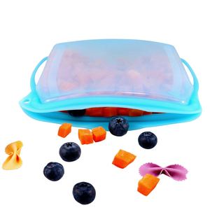 ถุงเก็บอาหารซิลิโคนแบบใช้ซ้ำได้ ปลอดสาร BPA ปิดสนิท ป้องกันการรั่วซึม ใช้สำหรับเตรียมอาหาร แช่แข็ง ปลอดภัยสำหรับอาหาร ทนทาน เป็นมิตรกับสิ่งแวดล้อม - Product Image 5