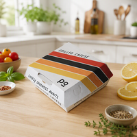 Boîte à clapet pour burger avec doublure intérieure résistante à la graisse, pour la vente en gros de burgers à emporter, support des commandes en gros