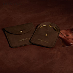 Pochette de rangement en velours pour bijoux, avec logo personnalisé Boyang, pour collier, pendentif, bague, bracelet, enveloppe, bouton - Product Image 2