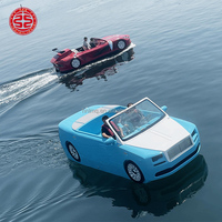 Bateau à moteur à essence pour enfants, équipement d'attraction de parc aquatique, manège aquatique, bateau à moteur rapide pour parc d'attractions aquatiques