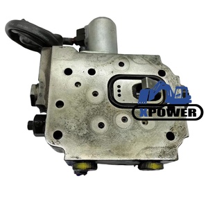 ตัวควบคุมปั๊มไฮดรอลิก708-3S-03850ใหม่ (สีดำ/ สีเงิน) สำหรับชิ้นส่วนเครื่องจักรก่อสร้างรถขุดตีนตะขาบ PC55RM - Product Image 1