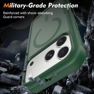 Coque Premium Translucide Mate pour <span class=keywords><strong>iPhone</strong></span> 17 18 Pro Max – Sensation Peau, TPU PC, Chargement Magnétique Sans Fil, Housse de Protection Luxe - Product Image 4