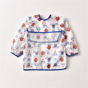 Baberos impermeables de EVA de manga larga para niños, delantal para alimentación, alimentación - Product Image 4