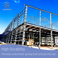 Structure en acier préfabriquée moderne de haute qualité, charpente métallique, entrepôt, atelier, construction de hangar en acier pour bâtiment de bureaux