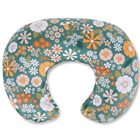 Oreiller d'allaitement pour bébé avec housse en coton lavable en machine, coussin de soutien pour l'alimentation du bébé pour maman, allaitement plus facile