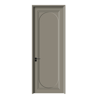 Porte intérieure préfabriquée en bois composite MDF, insonorisée et résistante aux rayures, pour hôtels, appartements et bureaux - Vente en gros OEM