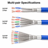 Câble d'ordinateur DJYPVP DJYVP, câble de signal blindé anti-interférence, fil de cuivre OFC haute pureté, câble industriel - Longueur personnalisée