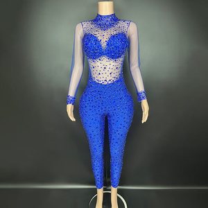 Tenue d'<span class=keywords><strong>anniversaire</strong></span> vêtements de luxe pour femmes <span class=keywords><strong>combinaison</strong></span> de fête élégante avec pierre barboteuse de luxe <span class=keywords><strong>combinaison</strong></span> en maille pour femmes - Product Image 3