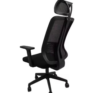 <span class=keywords><strong>Silla</strong></span> de oficina negra transpirable de diseño moderno <span class=keywords><strong>con</strong></span> <span class=keywords><strong>ruedas</strong></span> de tela ajustables Respaldo Malla Precio de fábrica Opciones de color personalizadas - Product Image 3