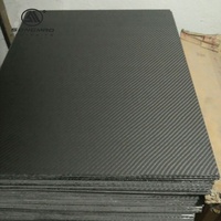Lembaran Plat Serat Karbon Twill 3K Kustom, Panel Ringan Berkekuatan Tinggi untuk Komponen Struktural Rangka Drone UAV