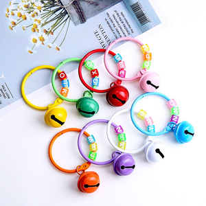 ZGBROTHERS Llavero Redondo Metálico de Alta Calidad para Manualidades, de Zinc y Hierro de Colores, Suministros para Festivales Navideños, Modelo KCB054 - Product Image 1