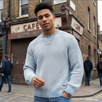 Pull d'hiver unisexe personnalisé, vierge, style vintage, pour homme, anti-plis, anti-rétrécissement, en laine/cachemire, coupe ample