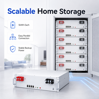 HOPE 5.0LW-B1 Baterai LiFePO4 Dinding untuk Hunian 6000 Siklus Maksimal 48 Paket Paralel CAN Garansi 5 Tahun PV ESS