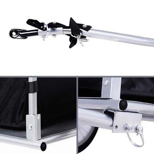 Vouwbare aanhangwagen voor fiets, fietskar, fietsbagage, kampeeruitrusting, bagagevervoer - Product Image 6