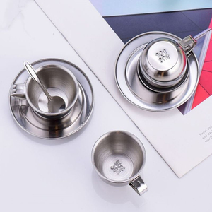 Vasos Mini de Acero Inoxidable DSF76 Reutilizables para Uso Doméstico en Todas las Estaciones - Product Image 2