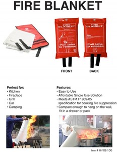 Manta de fuego 1M * 1M 1,2*1,2 m - Product Image 4