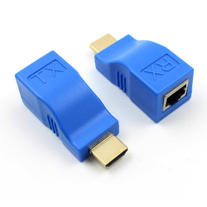 ตัวขยายสัญญาณ HDMI 30M HDMI เป็น RJ45 สายเคเบิลเครือข่ายเสียงและวิดีโอแบบเดี่ยวสำหรับทีวี 1080P - Product Image 2