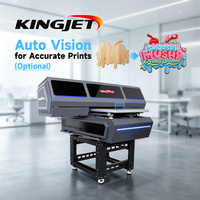 Imprimante numérique à jet d'encre Kingjet I3200 UV à plat nouvel état imprimante UV grand format pour bouteille verre acrylique