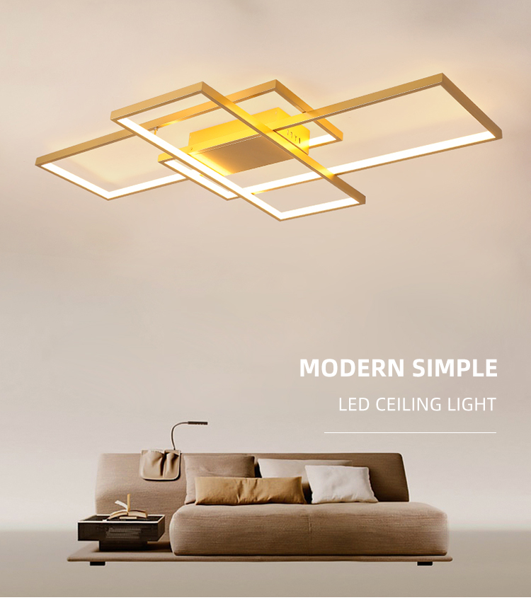 Minimalist Living Room ALuminum PC Ceiling Flush Mount Modern Led Ceiling Lamp