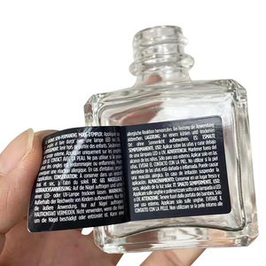 Logo personnalisé Etiquette multi-couches vinyle adhésif décoller Etiquette autocollante <span class=keywords><strong>double</strong></span> couche pour cosmétique - Product Image 1