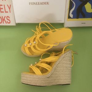 Sandalias de Plataforma con Tiras para Mujer, Zapatos de Plataforma con Suela de Cuerda, Estilo Verano 2025 - Product Image 6