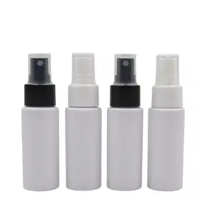 Flacone di Toner in plastica personalizzato da 50ml flaconi Spray in plastica PET bianco opaco smerigliato cosmetico per liquido per la cura personale