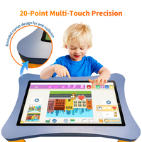 Table tactile réglable en hauteur de 43 pouces avec Android 14 pour enfants, maternelle et jeux sensoriels