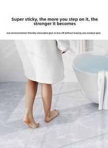 XUANMEI Piastrelle Adesive Effetto Pietra 60x60cm, Antiscivolo in <span class=keywords><strong>PVC</strong></span> per Ristrutturazione Casa - Product Image 3