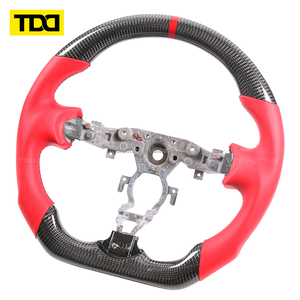 พวงมาลัยคาร์บอนไฟเบอร์แท้ TDD สำหรับรถยนต์นิสสัน 350Z 370Z G35 G35X Fx35 M35 ปี 2002 2003 2004 2005 2006 2007 - Product Image 2