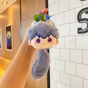 Nouvelle poupée en peluche de 6 pouces, style <span class=keywords><strong>TikTok</strong></span>, motif <span class=keywords><strong>renard</strong></span>, pendentif, porte-clés, jouet en peluche, vente en gros - Product Image 4