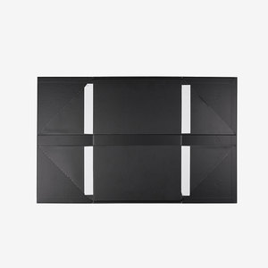 Low MOQ Custom Logo Luxury <b>Black</b> Magnetic Closure Rigid Cardboard Gift <b>Box</b> With Eva Foam Insert - Product Image 4