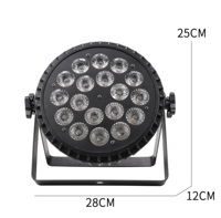 18 pièces de lumière de scène Led 10W Wash Par Dj RGBW