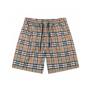 Shorts décontractés à carreaux pour hommes, style Burberry, en coton et lin, coupe ample, pour l'été, les vacances et la randonnée, <span class=keywords><strong>lot</strong></span> en gros - Product Image 5
