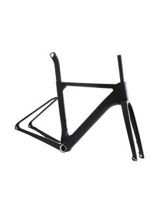 DELANHUWI cadre <span class=keywords><strong>de</strong></span> vélo <span class=keywords><strong>de</strong></span> route <span class=keywords><strong>de</strong></span> course en Fiber <span class=keywords><strong>de</strong></span> carbone Ultra léger guidon plié <span class=keywords><strong>tige</strong></span> <span class=keywords><strong>de</strong></span> <span class=keywords><strong>selle</strong></span> frein à disque à travers l'essieu décrochage BMX - Product Image 5