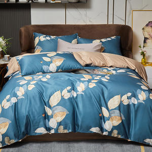Parure de lit en tissu coton, ensemble de literie avec motifs personnalisés, housse de <span class=keywords><strong>couette</strong></span>, vente en gros, prix d'usine, 100% coton - Product Image 3